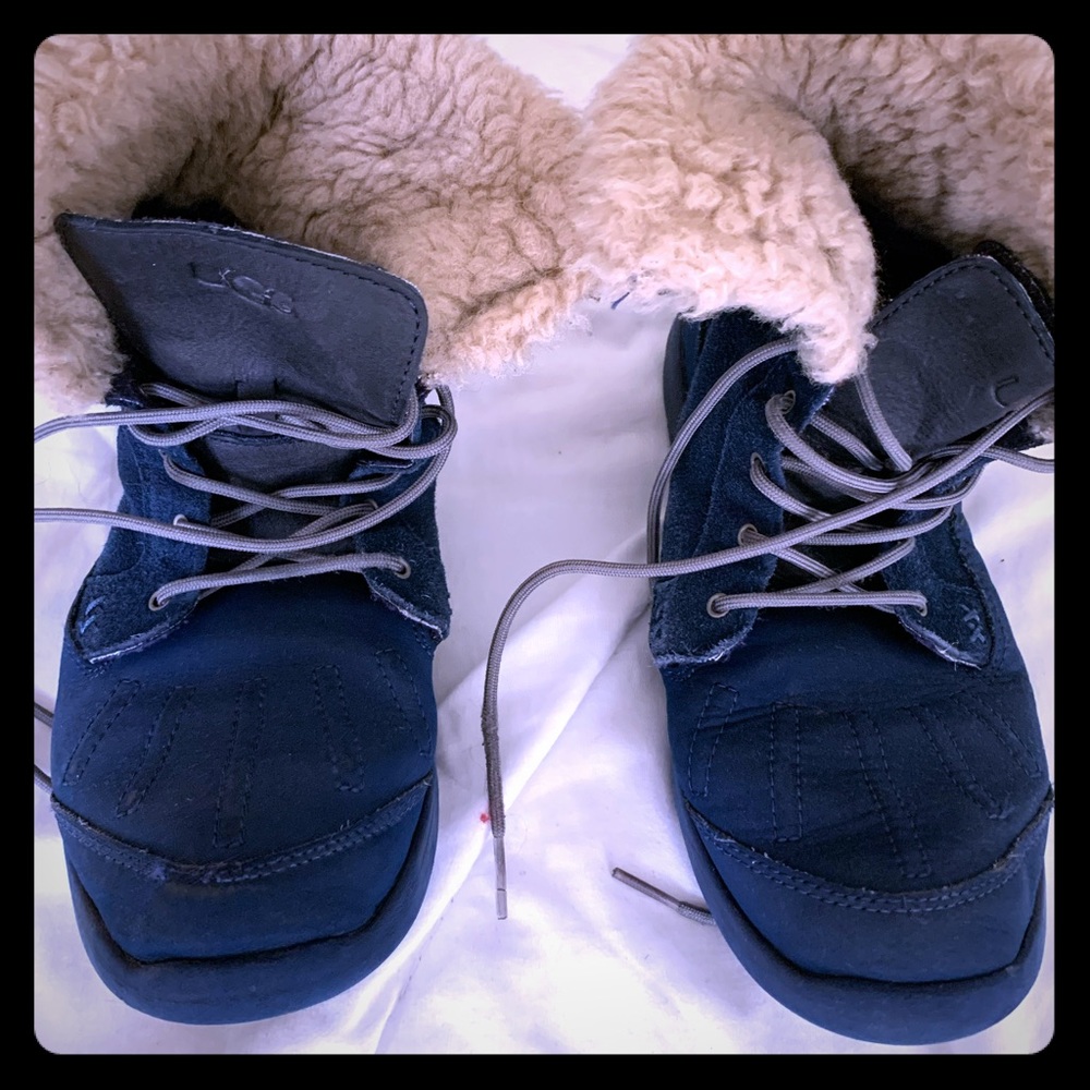 Boys a blue size six winter boots uggs